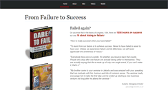 Desktop Screenshot of daretofail.com