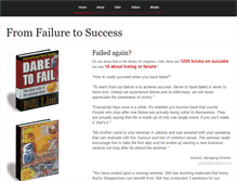 Tablet Screenshot of daretofail.com